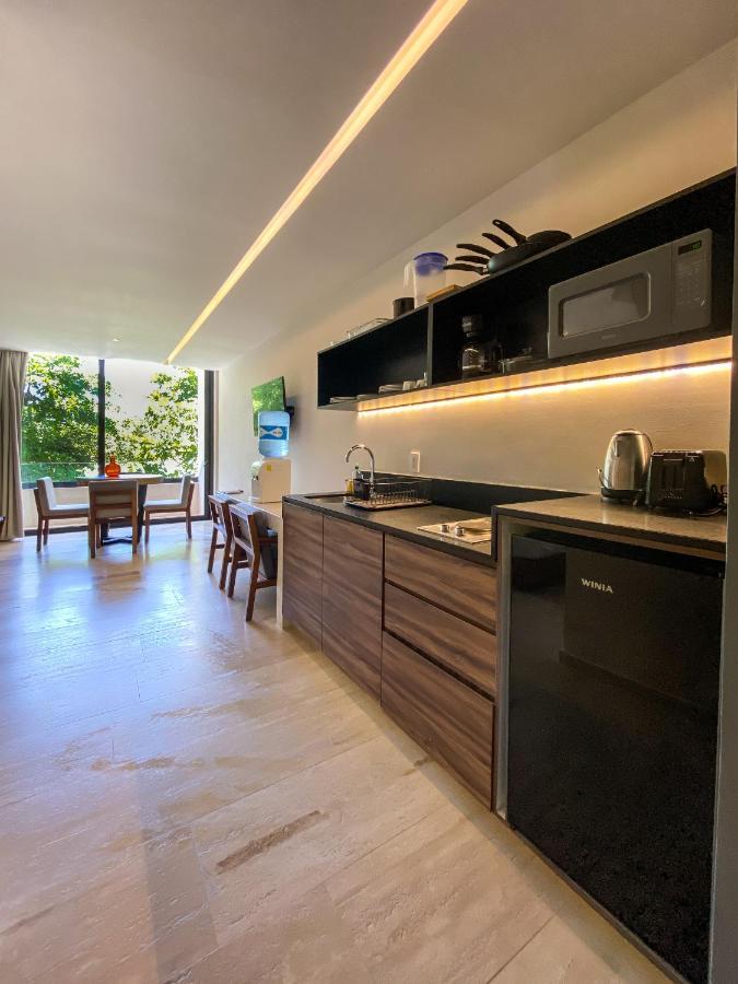 Big Studio At Kaab By The Beach With Roof Top Pool, Sauna And Jacuzzi Near Paseo Del Carmen Mall Playa del Carmen Eksteriør bilde