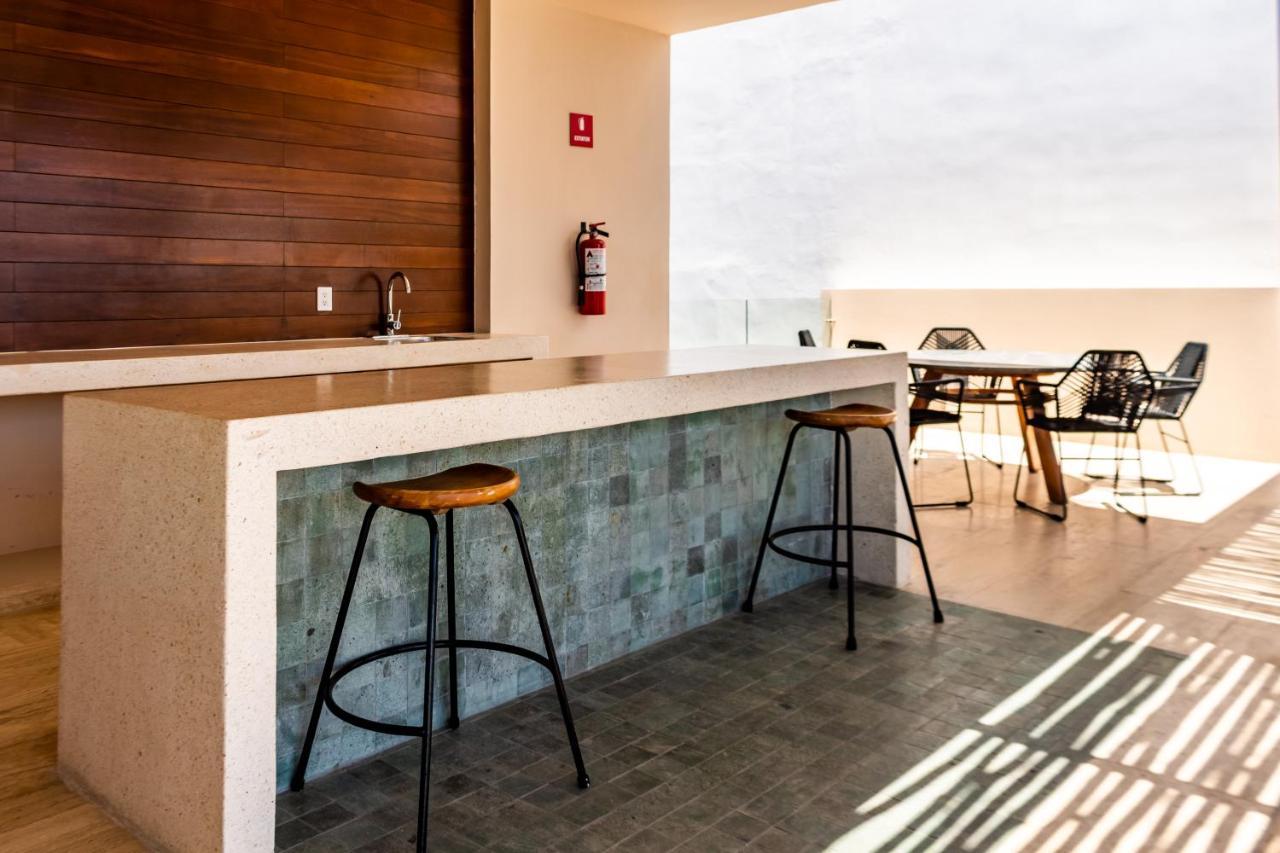 Big Studio At Kaab By The Beach With Roof Top Pool, Sauna And Jacuzzi Near Paseo Del Carmen Mall Playa del Carmen Eksteriør bilde