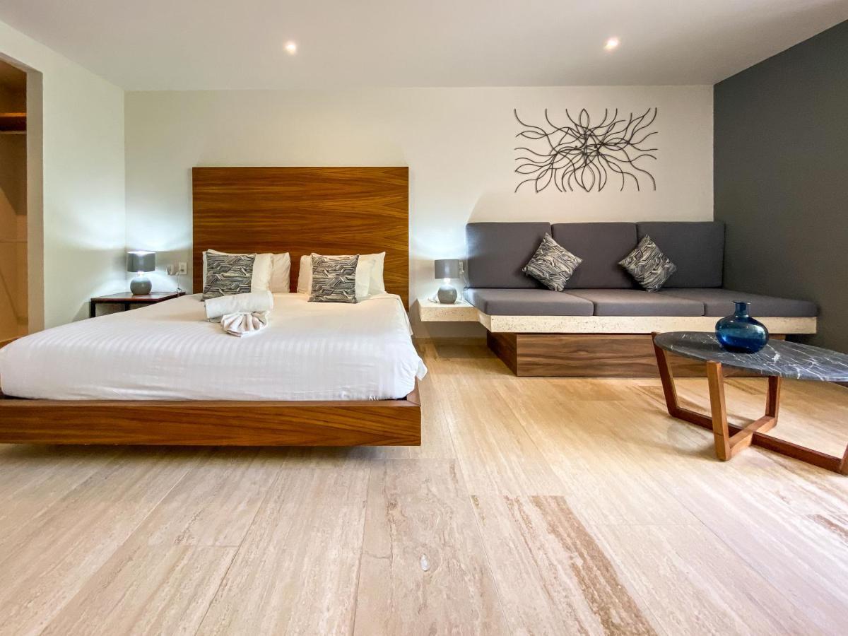 Big Studio At Kaab By The Beach With Roof Top Pool, Sauna And Jacuzzi Near Paseo Del Carmen Mall Playa del Carmen Eksteriør bilde