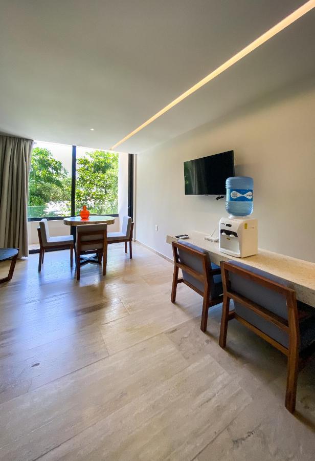 Big Studio At Kaab By The Beach With Roof Top Pool, Sauna And Jacuzzi Near Paseo Del Carmen Mall Playa del Carmen Eksteriør bilde