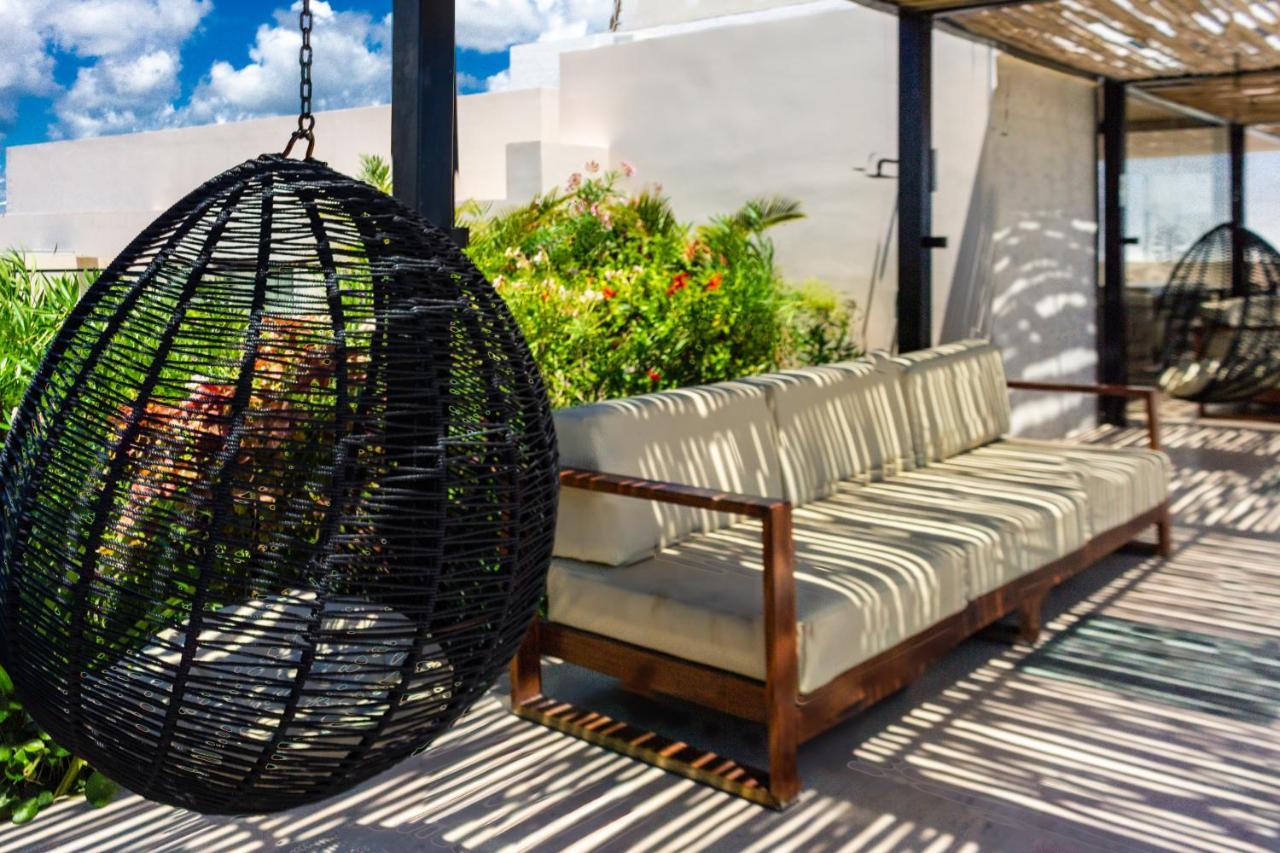 Big Studio At Kaab By The Beach With Roof Top Pool, Sauna And Jacuzzi Near Paseo Del Carmen Mall Playa del Carmen Eksteriør bilde